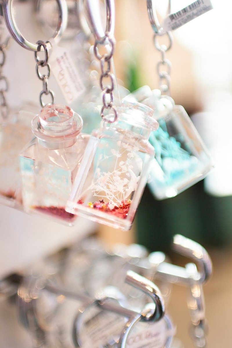 Heart Locket Keychain